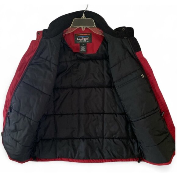L.L. Bean Ladies Insulated Coat Size M Red 0 HJ35 - Picture 4 of 5